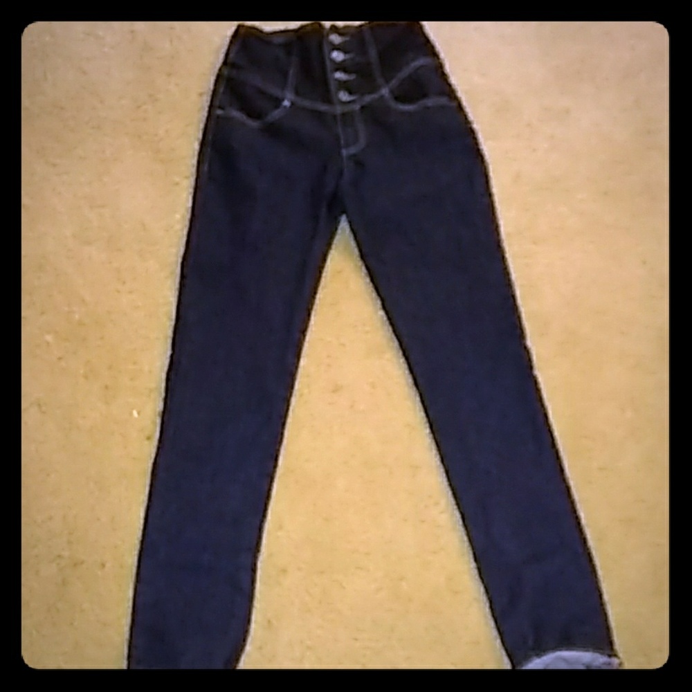 High-Waist 50s Retro Jeans